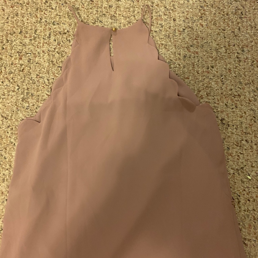 Light purple tank dress
